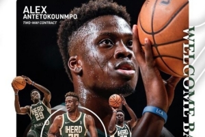 3兄弟同隊(duì)創(chuàng)歷史！雄鹿官方：與亞歷克斯-阿德托昆博簽雙向合同