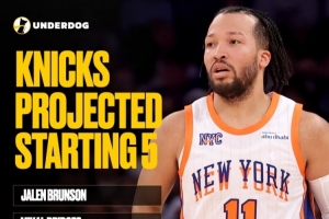 和上賽季不同！美媒預測尼克斯首發(fā)：大頭+大橋+OG+唐斯+米羅
