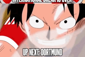 德甲天王山之戰(zhàn)！拜仁曬對(duì)多特海報(bào)：穿拜仁球衣的海賊王路飛