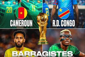 非洲區(qū)附加賽對(duì)陣確定：尼日利亞vs加蓬，喀麥隆vs民主剛果