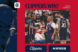 內(nèi)外功臣！快船官方發(fā)布贏球海報(bào)：保羅、科林斯為封面人物