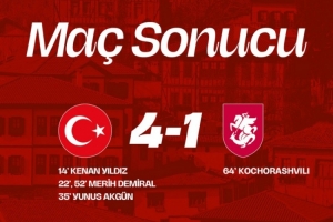 世預(yù)賽歐洲區(qū)：伊爾迪茲破門(mén)，德米拉爾雙響，土耳其4-1格魯吉亞