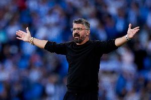 加圖索：我們的雙前鋒運(yùn)轉(zhuǎn)良好，希望我們能繼續(xù)保持并不斷進(jìn)步