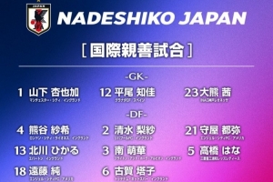 將戰(zhàn)意大利和挪威，日本女足名單：長(zhǎng)谷川唯領(lǐng)銜，20人海外留洋