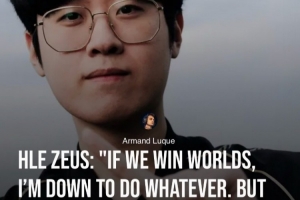 Zeus的奪冠公約：我可以做任何事情，但我一定會(huì)讓旺乎哥剃頭的