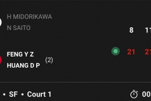 丹麥羽毛球公開賽：鳳凰組合2-0獲勝，與丫邦組合會(huì)師混雙決賽