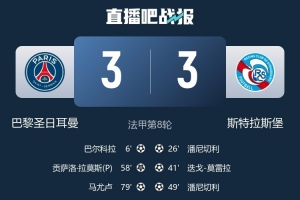 斯特拉斯堡主帥：我對球員的表現(xiàn)感到很自豪，年輕就是我們的力量