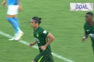 還有戲！張玉寧第67分鐘推射得手，國(guó)安1-2扳回一個(gè)