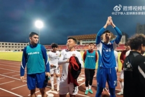 安以恩進球姆本扎梅開二度，遼寧鐵人客場3-0完勝上海嘉定匯龍