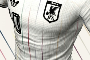 日本隊(duì)2026世界杯客場球衣曝光，多彩條紋寓意深遠(yuǎn)