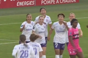 王妍雯泰山壓頂頭球破門(mén)，第戎女足1-1戰(zhàn)平弗勒里91女足