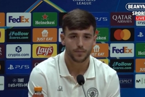 尼科-岡薩雷斯：來曼城和瓜帥共事是夢(mèng)想成真 偶像是布斯克茨