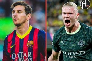 追趕傳奇哈蘭德26歲前在51場歐冠斬獲53球，僅次于59球的梅西