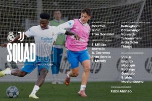 后防線僅5人！皇馬戰(zhàn)尤文名單：門迪179天后回歸，阿諾德仍缺陣