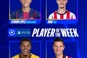 歐冠官方本輪最佳球員候選：費爾明領(lǐng)銜、恩梅查、丹尼斯-曼在列