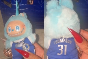 變著法子秀恩愛！克萊女友曬出穿著克萊球衣的拉布布