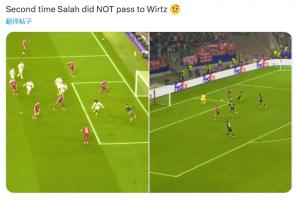 連續(xù)兩場了！推特球迷曬圖熱議：薩拉赫不傳維爾茨