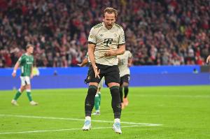 凱恩加盟拜仁前三個(gè)賽季已在歐冠打進(jìn)24球，超越萊萬同期數(shù)據(jù)