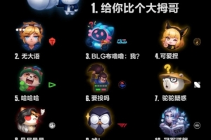 國服戰(zhàn)隊(duì)表情銷量排行：TL吉祥物點(diǎn)贊第一，TES、BLG二三