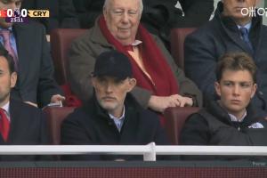 督戰(zhàn)！英格蘭國(guó)家隊(duì)主帥圖赫爾現(xiàn)場(chǎng)觀看阿森納對(duì)陣水晶宮的比賽