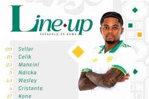 羅馬客戰(zhàn)薩索洛首發(fā)：迪巴拉領銜，利昂-貝利、齊米卡斯在列