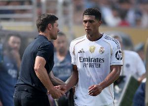 貝林厄姆生涯8場(chǎng)西班牙國(guó)家德比打進(jìn)4球，此前三球都在23/24賽季