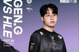 賽區(qū)內(nèi)的碰撞，GEN發(fā)布S15八強(qiáng)賽對陣HLE賽前海報(bào)