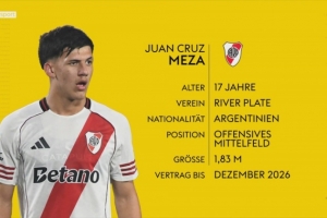 德天空：多特有意17歲的克魯塞羅后衛(wèi)普拉斯特、河床攻擊手梅薩