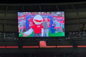 上海海港賽前官宣吉祥物：伊戈，形象為白色雄鷹