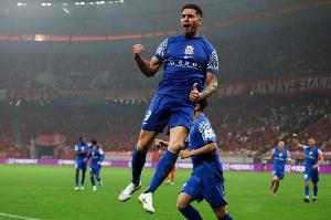 路易斯在1分8秒的進(jìn)球是申花自2020年11月以來在中超的最快進(jìn)球