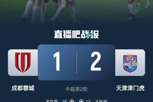老對手！蓉城本賽季聯(lián)賽4負(fù)，分別是遭河南和天津津門虎雙殺