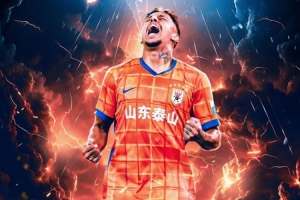 克雷桑社媒曬個人海報，預熱今天下午泰山主場迎戰(zhàn)津門虎的比賽