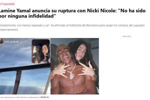 每體：亞馬爾與女友分手