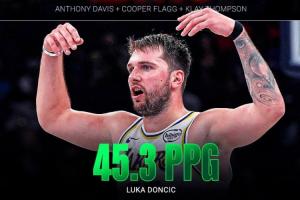 史詩級交易！東契奇本季場均45.3分 比濃眉&弗拉格&克萊總和還多