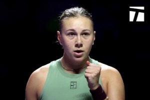 WTA年終總決賽：阿尼西莫娃2-1逆轉(zhuǎn)凱斯，將和斯瓦泰克爭小組第二