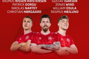 丹麥世預(yù)賽名單：小舒梅切爾、埃里克森領(lǐng)銜，霍伊倫、多爾古在列