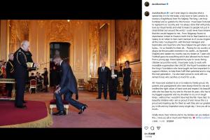 50歲終于封爵！貝克漢姆：難以言喻，感謝妻子28年相伴感謝所有人