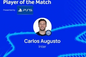 打入制勝球，歐冠官方：奧古斯托當(dāng)選國(guó)米2-1阿拉木圖凱拉特最佳