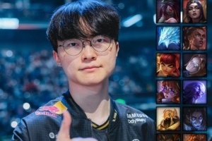 LOL官方分享Faker本次世界賽已使用14個英雄并配文：英雄海