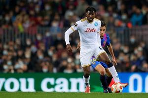 4場(chǎng)3球！那不勒斯中場(chǎng)安古伊薩當(dāng)選意甲10月最佳球員