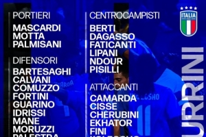 意大利U21名單：巴特薩基、皮西利、卡馬達(dá)、科萊奧肖在列