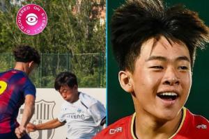 國外博主關(guān)注16歲鄺兆鐳：千萬別小瞧中國足球，它正在崛起