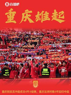 川渝德比要來了！重慶銅梁龍升超，2026中超將上演銅梁龍vs蓉城