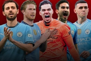 瓜迪奧拉麾下曼城球員出場(chǎng)榜：B席421場(chǎng)居首，丁丁、福登在列