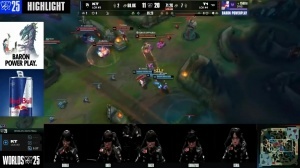 T1首局最后一波團(tuán)戰(zhàn)隊(duì)內(nèi)語音：全員都很冷靜，Doran繃不住笑了