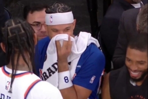 克拉克森18分鐘飛速犯滿畢業(yè) 慘遭隊友哈特&大橋“無情嘲笑”