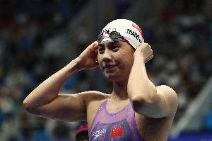 張雨霏：比起其他大賽帶著包袱上陣 這次參加全運(yùn)會(huì)更輕松了