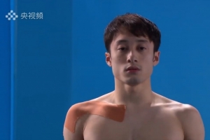 練俊杰奪得全運(yùn)會跳水男子10米臺冠軍，老將曹緣惜敗收獲銀牌