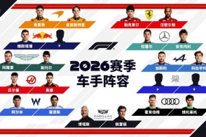 還剩3席！F1明年車手確定19人，紅?？沼?席、小紅?？沼?席