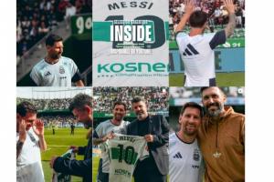 陷入瘋狂！梅西隨阿根廷在埃爾切主場(chǎng)訓(xùn)練，埃爾切社媒連更16條